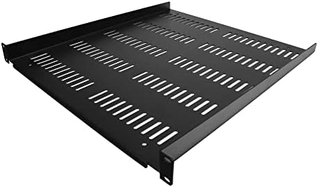 StarTech 1U Vented Rack Shelf, 19in, 55lb, 20in Deep (SHELF-1U-20-FIXED-V) by Unknown