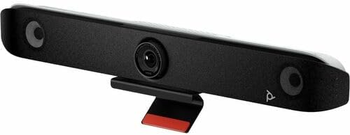 Poly Studio V52 USB Video Bar - for Meeting Room, Video Conferencing - Medium Room Size Supported - 3840 x 2160 (Live) - 4K UHD - 60 fps - 1 x Network (RJ-45) - 1 HDMI in - 2 HDMI Out - USB - Gigabit by Unknown