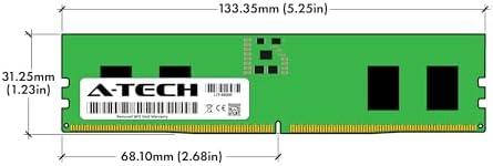A-Tech 8GB DDR5 5600MHz PC5-44800 CL46 UDIMM 1.1V Non-ECC Unbuffered DIMM 288-Pin Desktop PC/Computer RAM Memory Upgrade Module - Image 7