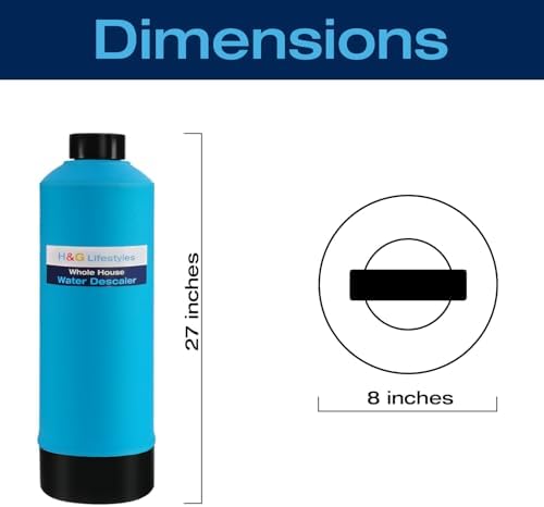H&G Lifestyles Whole House Water Descaler Water Filter, Saltless Water Softener for Whole Home,Anti Scaler Buildup,Remove Heavy Metal Odor.700,000 Gallons - Image 7