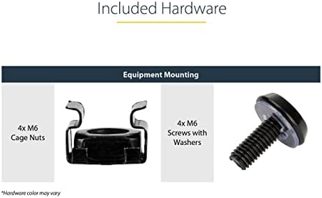 StarTech.com 2U Server Rack Shelf - Universal Vented Rack Mount Cantilever Tray for 19" Network Equipment Rack & Cabinet - Heavy Duty Steel - Weight Capacity 50lb/23kg - 22" Deep Shelf (CABSHELF22V) - Image 6