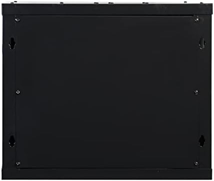 AEONS Professional Wall Mount 19-Inch IT Server Rack Network Cabinet Enclosure 9U 16" Switch-Depth Glass Door Black - Image 6