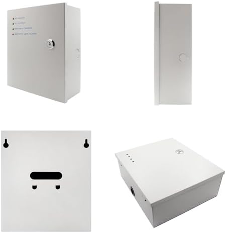 Power Supply Control AC 110-240V to DC 12V 5A Metal Boxed Cabinet Regulated UPS Power Supply Unit with Backup Battery Link for Door Access Entry System (Battery Not Included) (SP1205B（ DC12V / 5A ）) - Image 3