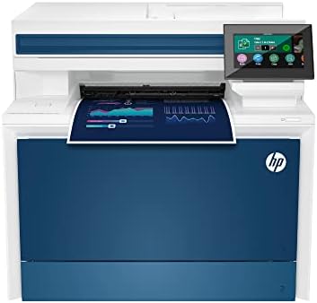 HP Color LaserJet Pro MFP 4301dw Printer, Print, scan, Copy, Fast speeds, Easy Setup, Mobile Printing, Advanced Security, Best-for-Small Teams, 16.6 x 17.1 x 15.1 in,White (Renewed) by Amazon+Renewed