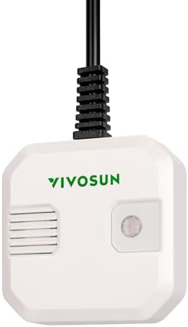 VIVOSUN 4-in-1 Grow Sensor, Monitor Temp, Humid, CO2, Light, VPD for E42A+ by VIVOSUN