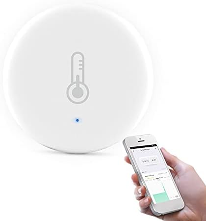 WiFi ZigBee Hygrometer Thermometer | Smart Temperature & Humidity Sensor | 30 Days Historical Data | Voice Control Compatible with | Wireless Environment Monitor - Image 2