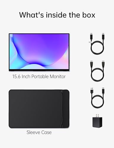 CAPERAVE 15.6'' FHD Portable Monitor Touchscreen for Laptop Computer Mac - Image 7