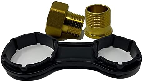 Bluonics Reusable Spin-Down Sediment Pre-Filter for Whole House City & Well Water, 40 Micron, Includes 1" and 3/4" NPT Adapters - Image 6
