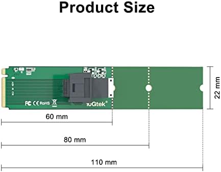 ipolex M.2 (M Key) to SFF-8643 Adapter, PCIe3.0 X4 - Image 2
