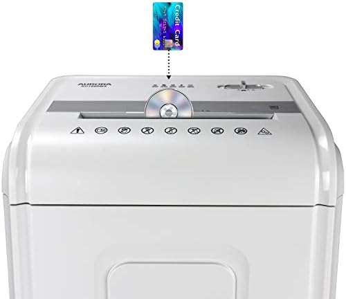 Aurora High Security 16-Sheet Micro-Cut Shredder/Anti-Jam/60 Min Run Time/ 7-Gallon Pullout Basket and Casters - Image 4