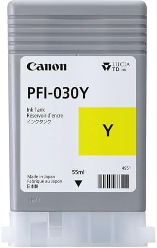 Yellow Ink 55ml (PFI-030Y) for Canon imagePROGRAF TA-20 and TA-30 - Image 2