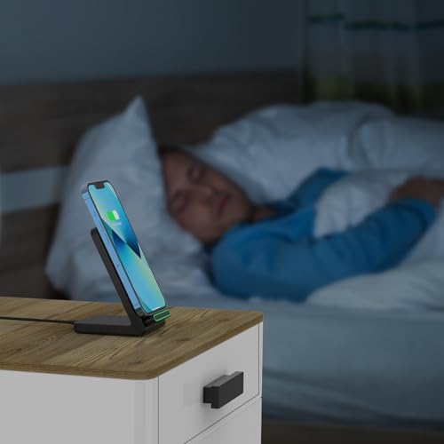 Fast Wireless Charger, 15W Wireless Charging Stand Compatible with Samsung Galaxy S24/S23/S22/S21/S20, for iPhone 17/16/15/14/13/12/11/XR/8, for Google Pixel 9 8 7,and More. - Image 5