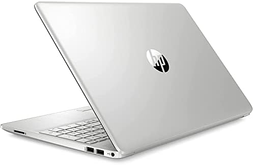 HP [Windows 11 Home 15 Laptop, 15.6'' HD Display, AMD Ryzen 3 3250U, 8GB SDRAM, 128GB SSD + 1TB HDD, Wi-Fi, Bluetooth, Type-C, HDMI, Media Card Reader, Natural Silver - Image 4