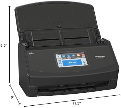 Fujitsu ScanSnap iX1500 Color Duplex Document Scanner with Touch Screen for Mac and PC (Black Model, 2020 Release) (Renewed) - Image 6
