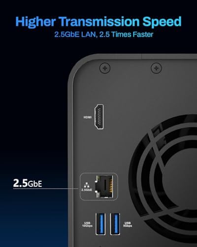 TERRAMASTER F2-425 2-Bay NAS Intel x86 Quad-Core CPU 4GB RAM (Diskless) - Image 4