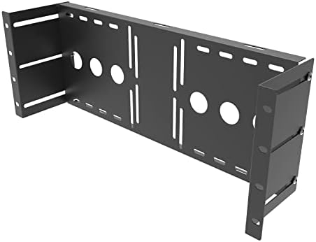 4U Universal VESA LCD Monitor Mounting Bracket for 19 inches Server Rack or Cabinet, Black (MMB) (Pack of 2) - Image 2