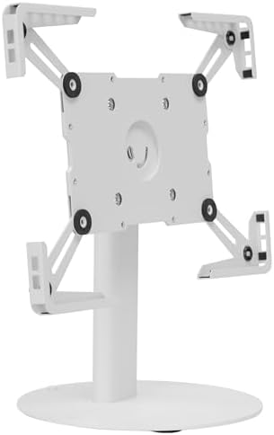 Mount-It! Universal Tablet Countertop Stand, Secure Kiosk Mount, White - Image 2