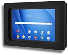 Anti-Theft Acrylic VESA Enclosure for Galaxy TAB A 8" 2019 Tablet with Free Wall Mount Kit & 90-Degree Angle Micro USB Charge Cable (TAB A 8.0 2019 SM-T290, Black) by TABcare