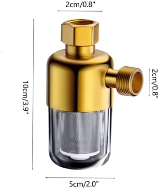 Washing Machine Water Filter, Stainless Steel Inline Sediment Filter Leak-Proof Tap Impurity Filtration for Washing Machines, Showers, Faucets, Heater - Image 4