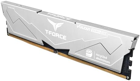 TEAMGROUP T-Force Vulcan ECO DDR5 32GB (2x16GB) 6000MHz (PC5-48000) CL38 Desktop Memory Module Ram for 600 700 Series Chipset XMP 3.0 Silver FLESD532G6000HC38ADC01… - Image 3