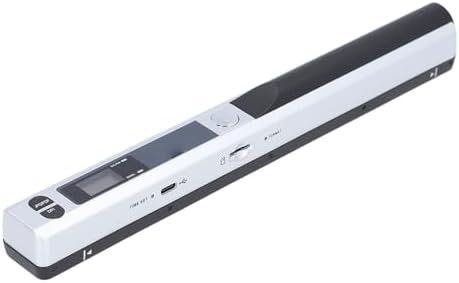 Handheld Document Scanner, Portable for A4 Documents Photo Pictures Receipt 8.27 Inch HD 900DPI Color Mobile Handheld Scanner Wand for Home Travel Office (Silver) - Image 6