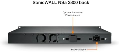 SonicWall NSA 2800 8 Gbps Next-Gen Firewall Appliance, HW Only - Image 7