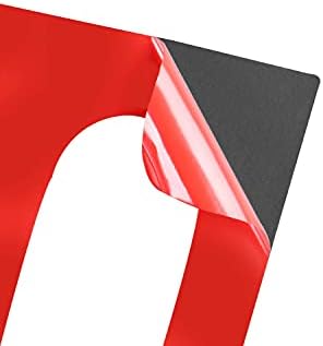 Car Co-pilot Glove Storage Box Dashboard Panel Anti-Scratch Cover Sticker Real 3K Red Carbon Fiber Decoration Interior Accessories Trim Compatible with Benz Smart Fortwo 2011 2012 2013 2014 2015 - Image 7