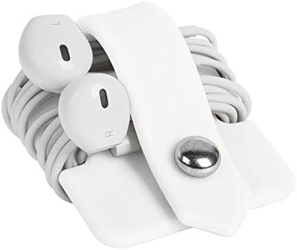 Cord Organizer Earbuds Holder Earphone Wrap Earphones Organizer Headset Headphone Earphone Wrap Winder Cord Manager Cable Winder White - Image 6