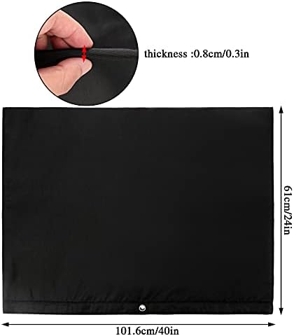 IUIBMI Backflow Winter Cover Insulated Pouch, 40x24 Inch Outdoor Pipe Insulation Cover, Backflow Preventers Protection for Winter Freeze (40x24 Inch) - Image 3