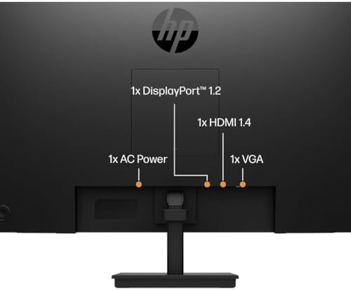 HP P24v G5 24 inch 1920 x 1080 Full HD Edge LED LCD Monitor, 2-Pack Bundle with Dual Desk Mount Monitor Stand - Image 4