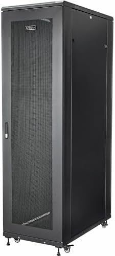 StarTech 42U 4-Post Server Cabinet, Rack Mount, 36in Deep, 2000lb, Black (RK4236BKB) by StarTech