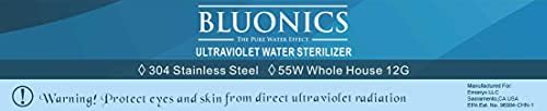 55W UV Ultraviolet Light Plus Sediment and Carbon Well Water Filter Purifier System for Rust, Iron, Sand, Dirt, Sediment Bad Taste/Odor.12 GPM UV System and 2 Heavy Duty Housings Size 4.5"x10" - Image 5