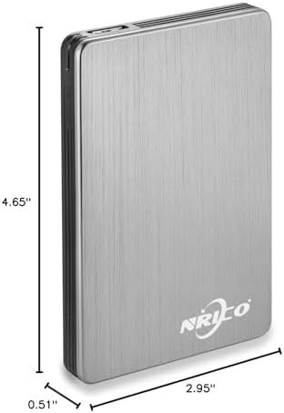 NRICO Portable External Hard Drive, USB 3.0, 2.5 Inch, (Grey, 500, GB) - Image 7