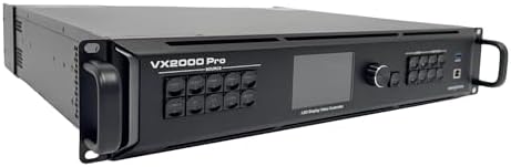 VX2000 Pro LED Video Processor – 4K HDR10 Display Controller with HDMI 2.0, 20 Ethernet Ports, Genlock, Multi-Layer Splicing & 3D LUT for Stage, Control Room & Broadcast LED Screens - Image 3