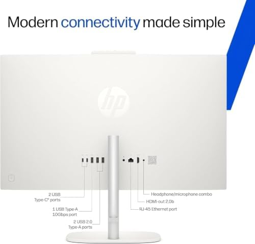 HP 24“ FHD OmniStudio All-in-One Desktop, 16GB DDR5 RAM, 512GB External and 128GB SSD, Intel Quad-Cores, WiFi6, Keyboard & Mouse, Windows 11, Built for Home. Ready for Everyone. - Image 7