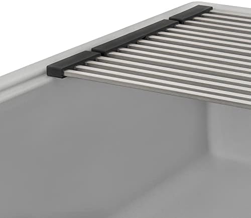 Ruvati 33-in Urban Gray Granite Workstation Drop-in Sink - RVG1302UG - Image 4