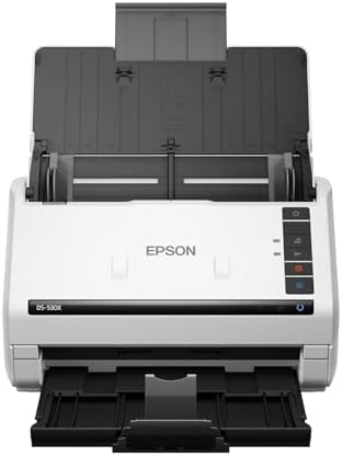 Epson DS-530X Color Duplex Desktop Document Scanner, up to 45 ppm, USB Connectivity, 100-Page Auto Document Feeder (ADF), Twain and ISIS Drivers by Unknown