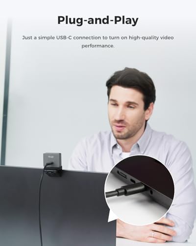 OBSBOT Meet 2-4K Webcam for PC with 1/2" Sensor, AI Framing & Autofocus - Image 5