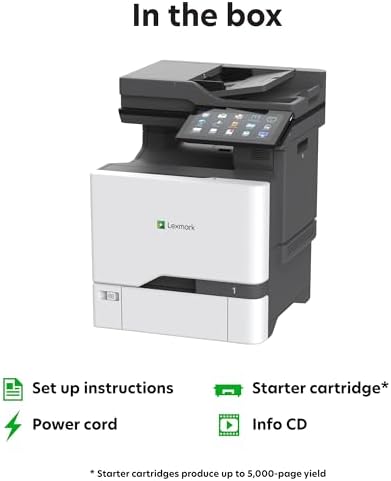 Lexmark CX735adse Delivers Performance, Security, and Ease of use for mid-to-Large workgroups at speeds up to 52 Pages per Minute.(47C9600) - Image 6