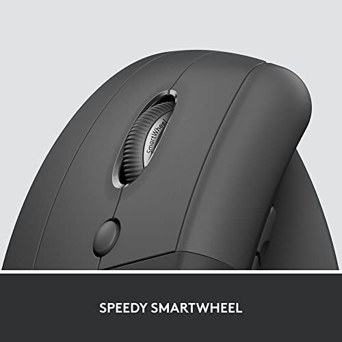 Logitech Lift for Business Vertical Ergonomic Mouse Left Handed - Graphite - Image 5