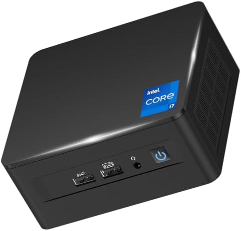 Intel NUC 12 for ASUS Barebone, 12th Gen Core i7-1260P (12 Cores & 4.7GHz) Low Power, Intel Iris Xe Graphics 8K, Gaming Mini Pc with Vesa Mounting Bracket(No RAM, No SSD, NO OS) by Intel