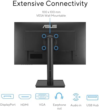 ASUS VA249QGS 24 Inch 1080P 120Hz Computer Monitor, USB Docking, Ergonomic - Image 7