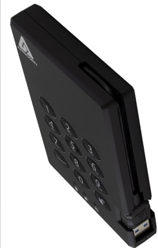 Apricorn 2TB Aegis Padlock USB 3.0 256-Bit AES XTS Hardware Encrypted Portable External Hard Drive (A25-3PL256-2000) - Image 6