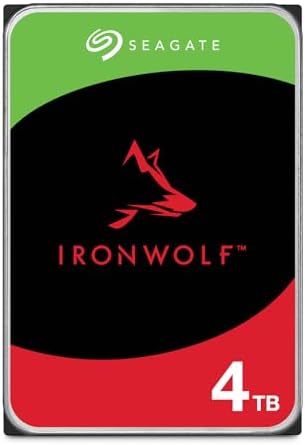 Seagate IronWolf 4TB NAS Internal Hard Drive CMR 3.5 Inch SATA 6Gb/s 5400 RPM 64MB Cache for RAID Network Attached Storage Rescue Services (ST4000VNZ06/006) - Image 2