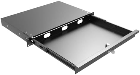 1U Server Cabinet Case 19" Rack Mount Lockable Drawer with Key by Followme