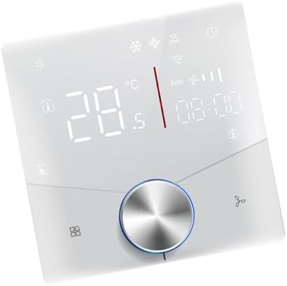Smart WiFi Thermostat, 12.4mm Slim RS485 Interface by Walfront