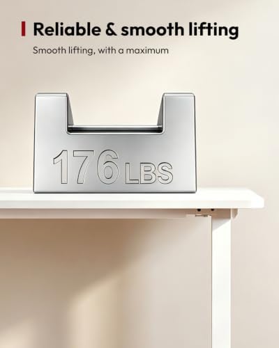 SANODESK 40''x24'' Height Adjustable Electric Standing Desk for Home Office - Image 6