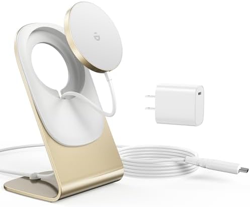 Magnetic Wireless Charger Stand + Charging Pad for iPhone Duo/18-12 Series by Kabysio