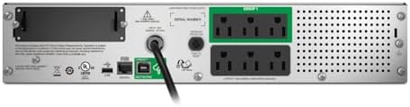 APC 750VA Smart UPS with SmartConnect, SMT750RM2UC Rack Mount UPS Battery Backup, Sinewave, AVR, 120V, Line Interactive Uninterruptible Power Supply - Image 3