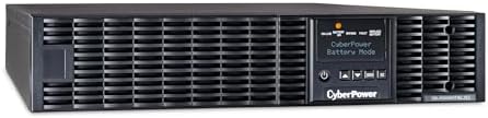 CyberPower OL1500RTXL2UN Smart App Online UPS Battery Backup and Surge Protector, 1500VA/1350W, 8 Outlets, 2U Rack/Tower, Pre-Installed RMCARD205, EBM Option, UL Certified by Unknown